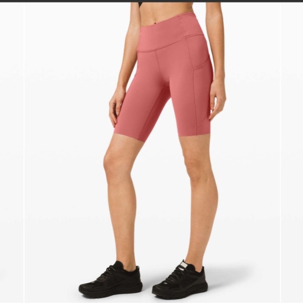 Lululemon Fast & Free 10” Lasercut HR Pocket Biker Short (*non-reflective) - Picture 4 of 11